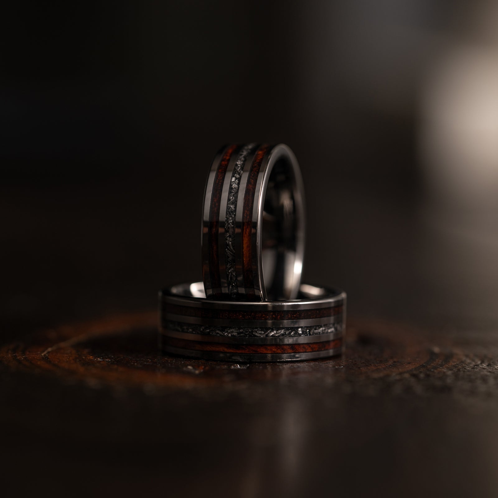 Stellar Timber- Snakewood x Meteorite - 8mm