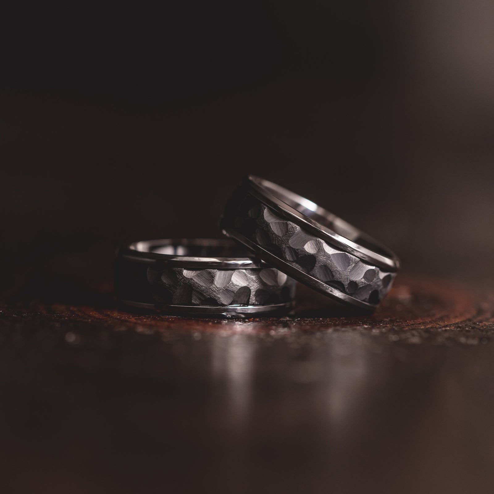 "Hades" Black Zirconium x Black Tungsten- 8mm