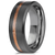 "Artemis" Whisky x Gunmetal Tungsten Ring-Rings By Lux
