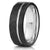 "Zeus" Hammered Tungsten Carbide Ring- Black w/ White Gold Strip- 8mm-Rings By Lux
