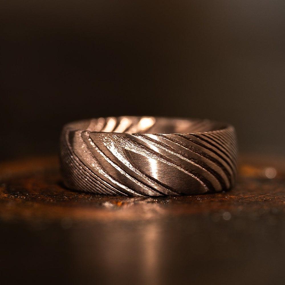 "Poseidon" Coffee Plated Ring-Rings By Lux