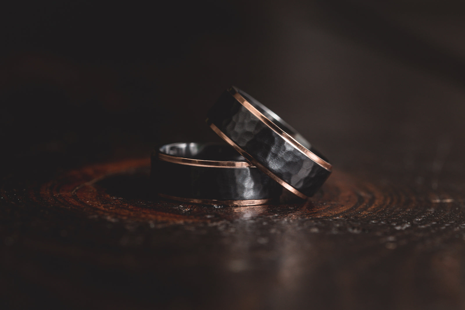 Black Zirconium Rings