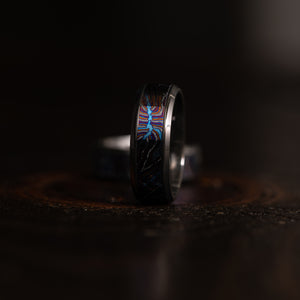 "Eclipse Mokume"  Titanium Mokume x Black Zirconium