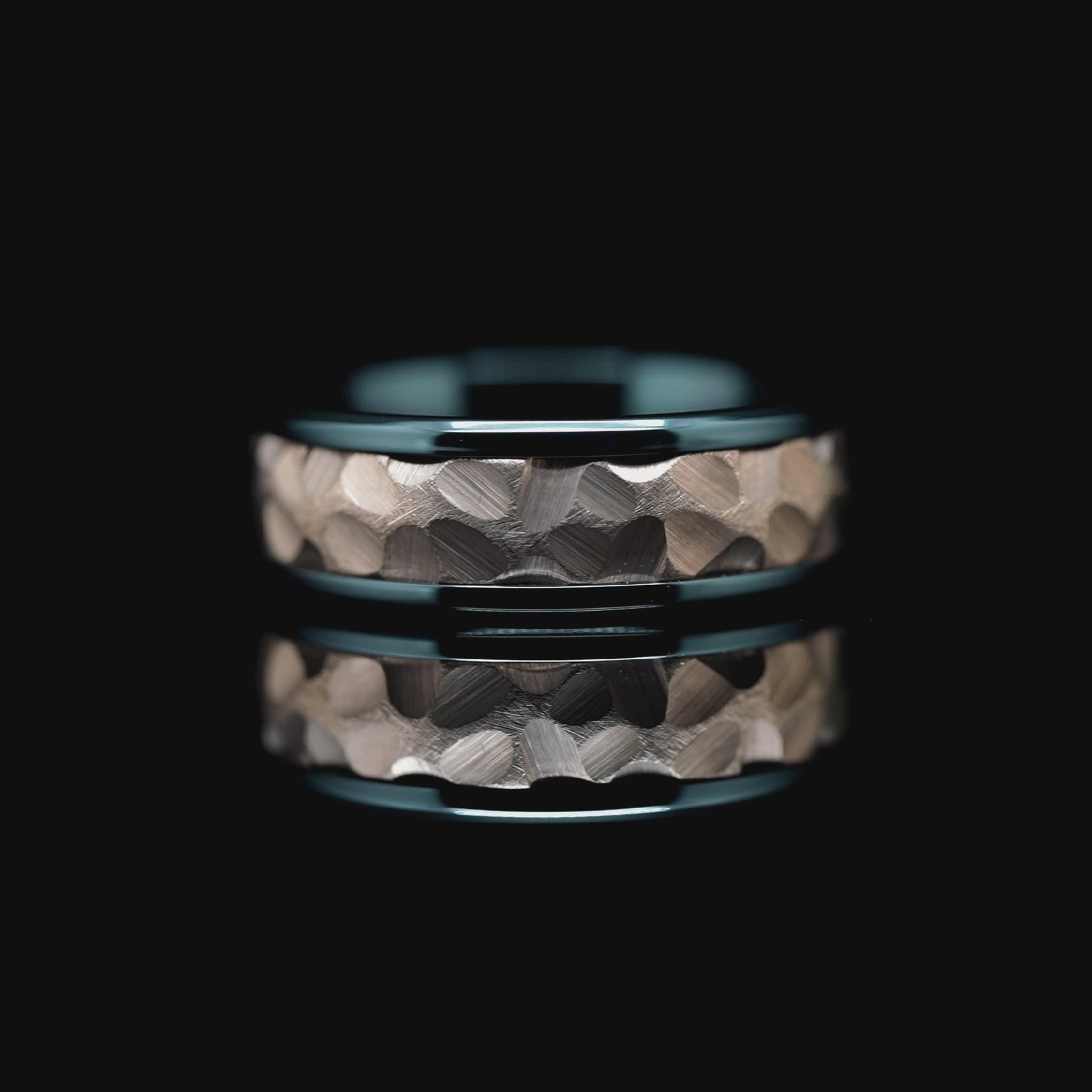 "Hades" Black Zirconium x Rose Gold Tungsten- 8mm