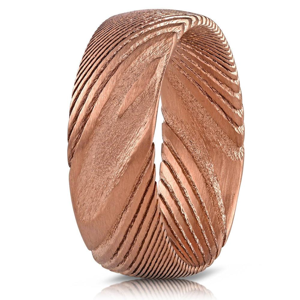 "Poseidon" Coffee Plated Ring-Rings By Lux