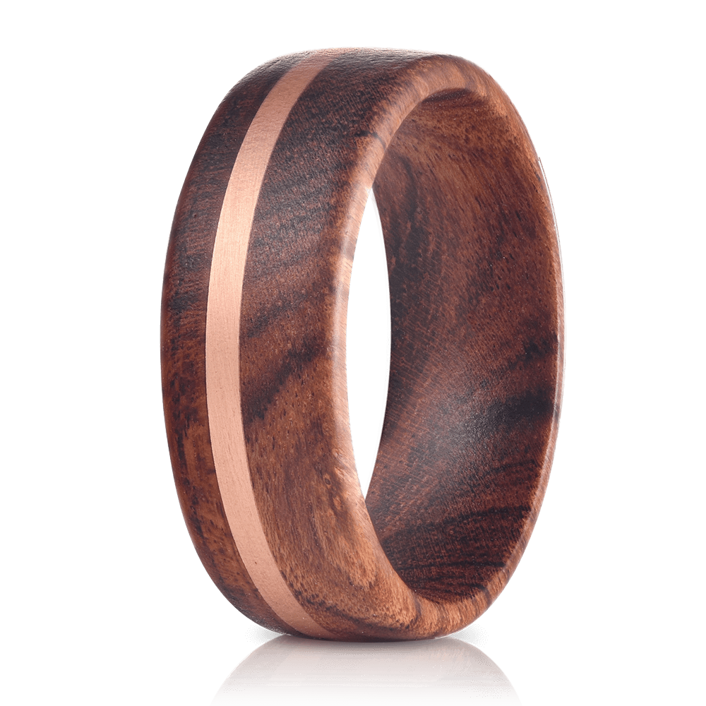 "Circe" Ironwood X Copper Ring-Rings By Lux