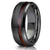 "Artemis" Ironwood x Black Tungsten Ring-Rings By Lux