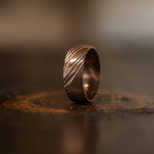 "Poseidon" Coffee Plated Ring-Rings By Lux