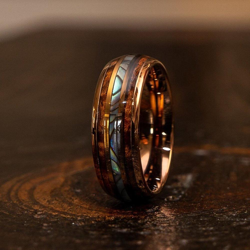 woodrings wooden ring wood ring tungsten wood ring 4 of 13
