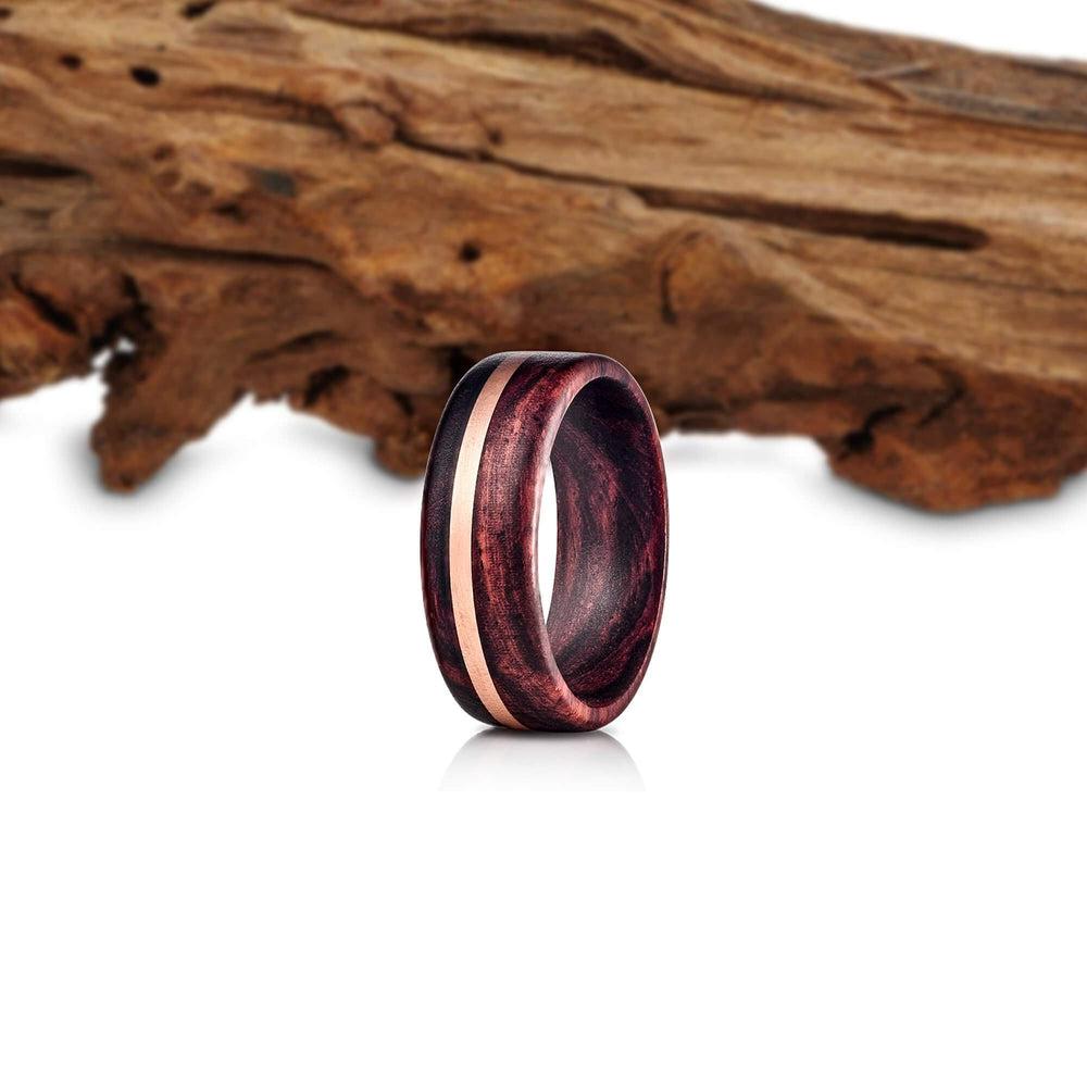 "Circe" Snakewood X Copper Ring-Rings By Lux