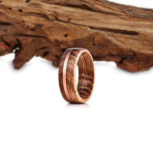 "Circe" Whiskey Barrel X Copper Ring-Rings By Lux