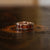 "Zeus" Hammered Tungsten Carbide Ring- Coffee with Hawaiian Koa Wood-Rings By Lux