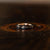 "Zeus" Womens Hammered Tungsten Carbide Ring- Black w/ Rose Gold Strip- 4mm-Rings By Lux